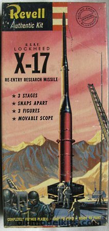 Revell 1/40 Lockheed X-17 Re-Entry Research Missile 'S' Issue, H1810-79 plastic model kit
